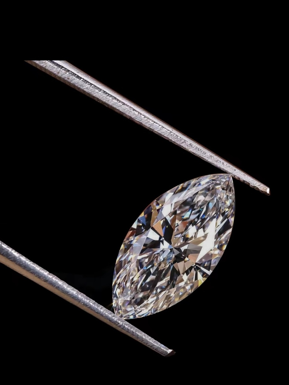 Marquise Cut 2 ct Moissanite stone